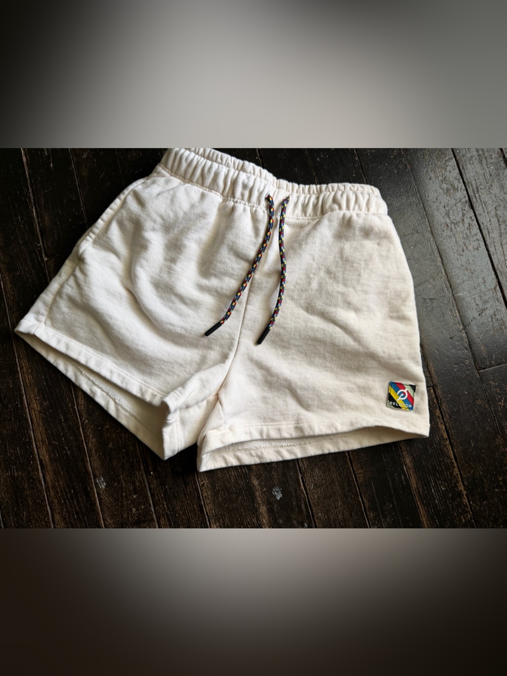 Peloton studio embroidered sweat shorts size XS